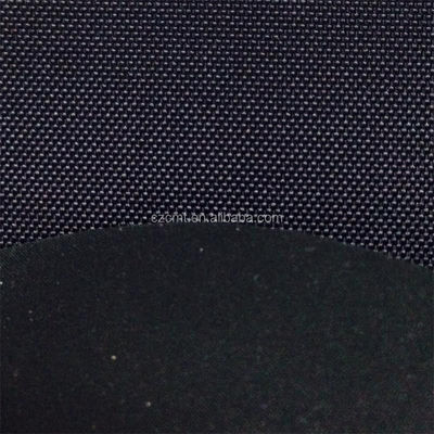 검은색 100% 나일론 코팅 210D PVC 직물 가방 제조 재료